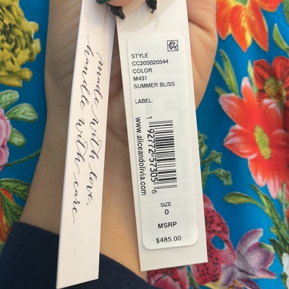 Alice + Olivia Christina Floral Hi-Lo Dress - Picture 13 of 13